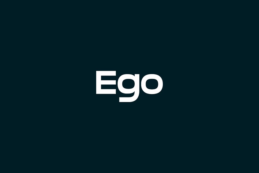 Шрифт Ego